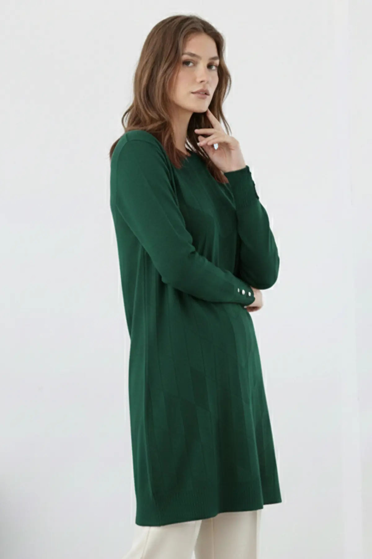 Patterned Tunic-detail