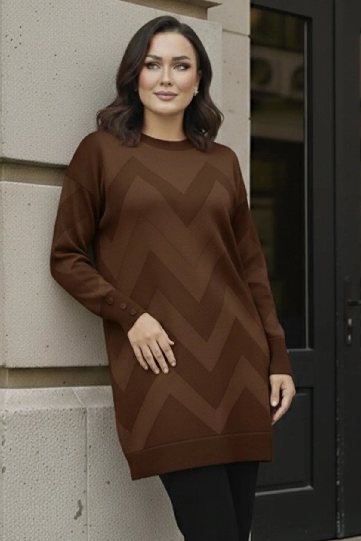 Patterned Tunic-detail