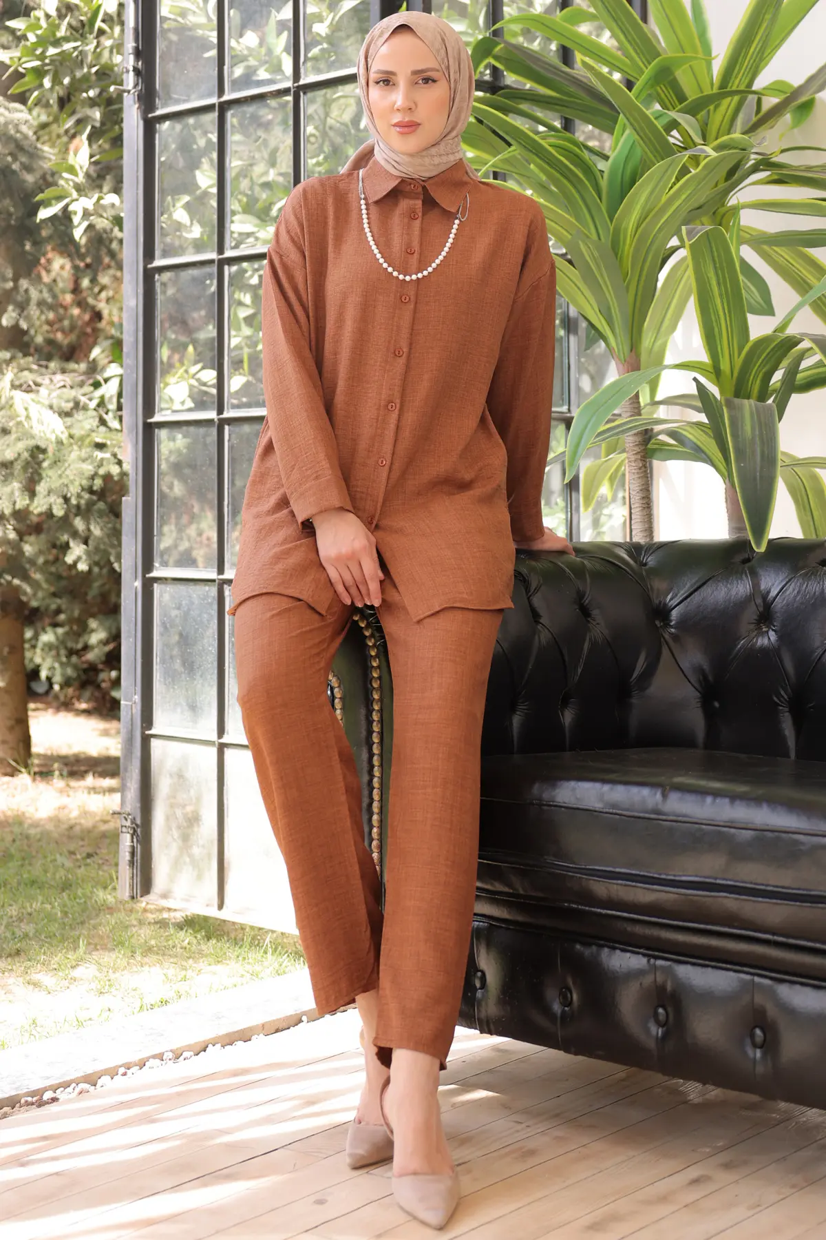 Pearl Necklace Double Suıt-detail