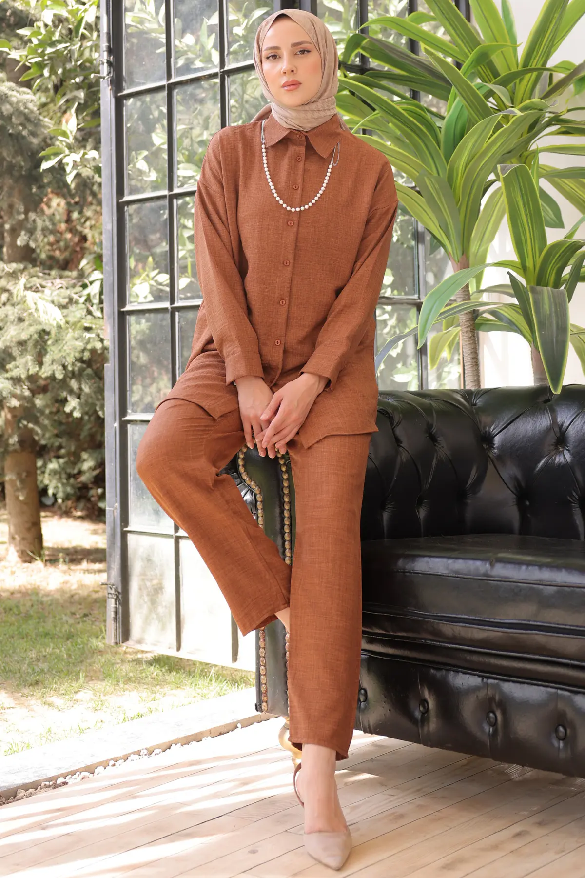 Pearl Necklace Double Suıt-detail