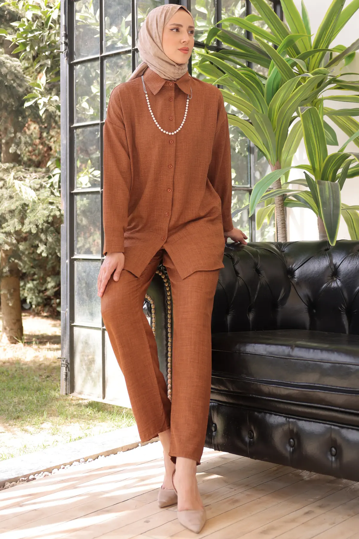 Pearl Necklace Double Suıt-detail