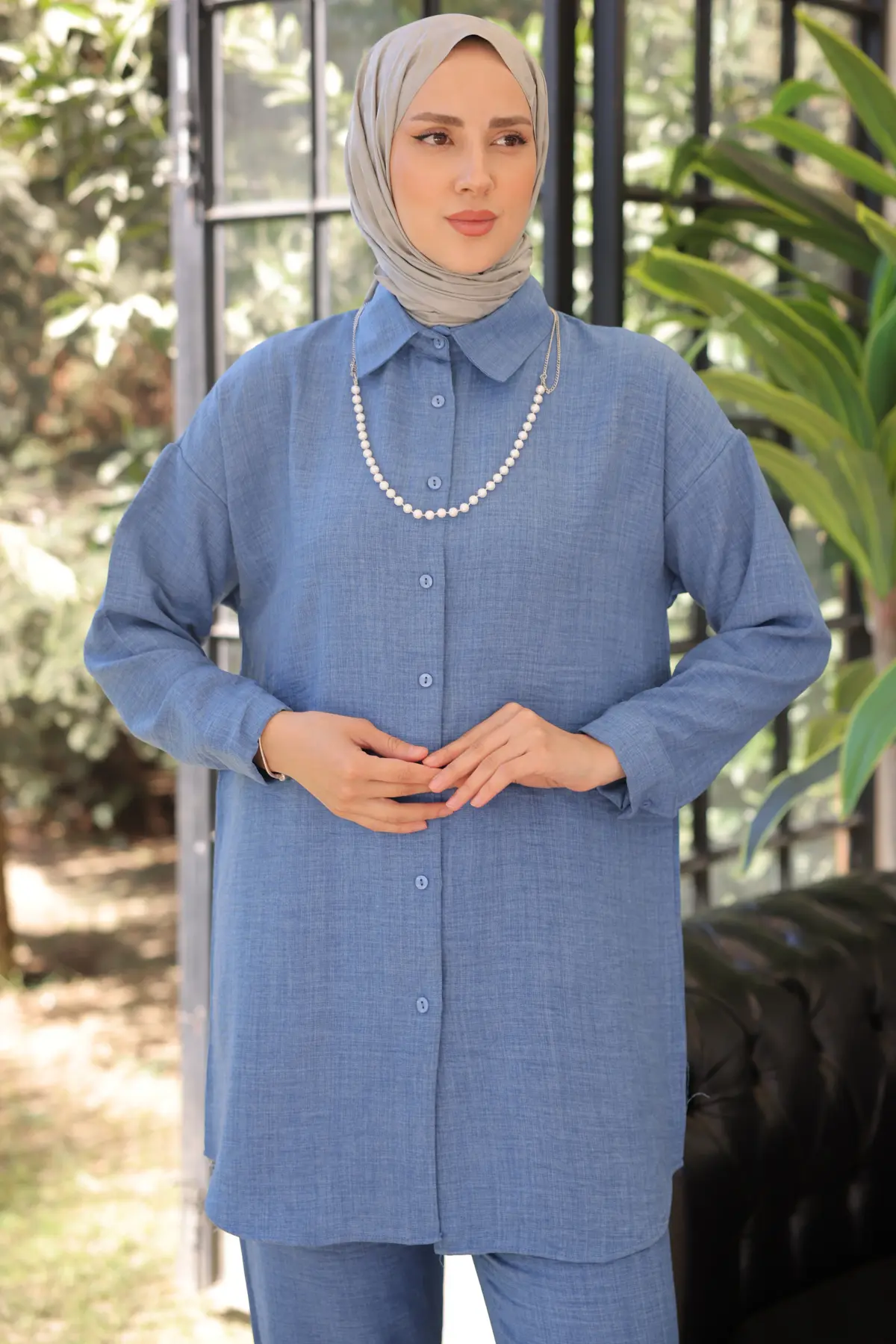 Pearl Necklace Double Suıt-detail