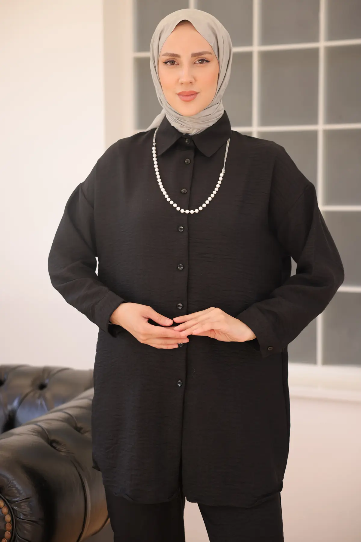 Pearl Necklace Double Suıt-detail