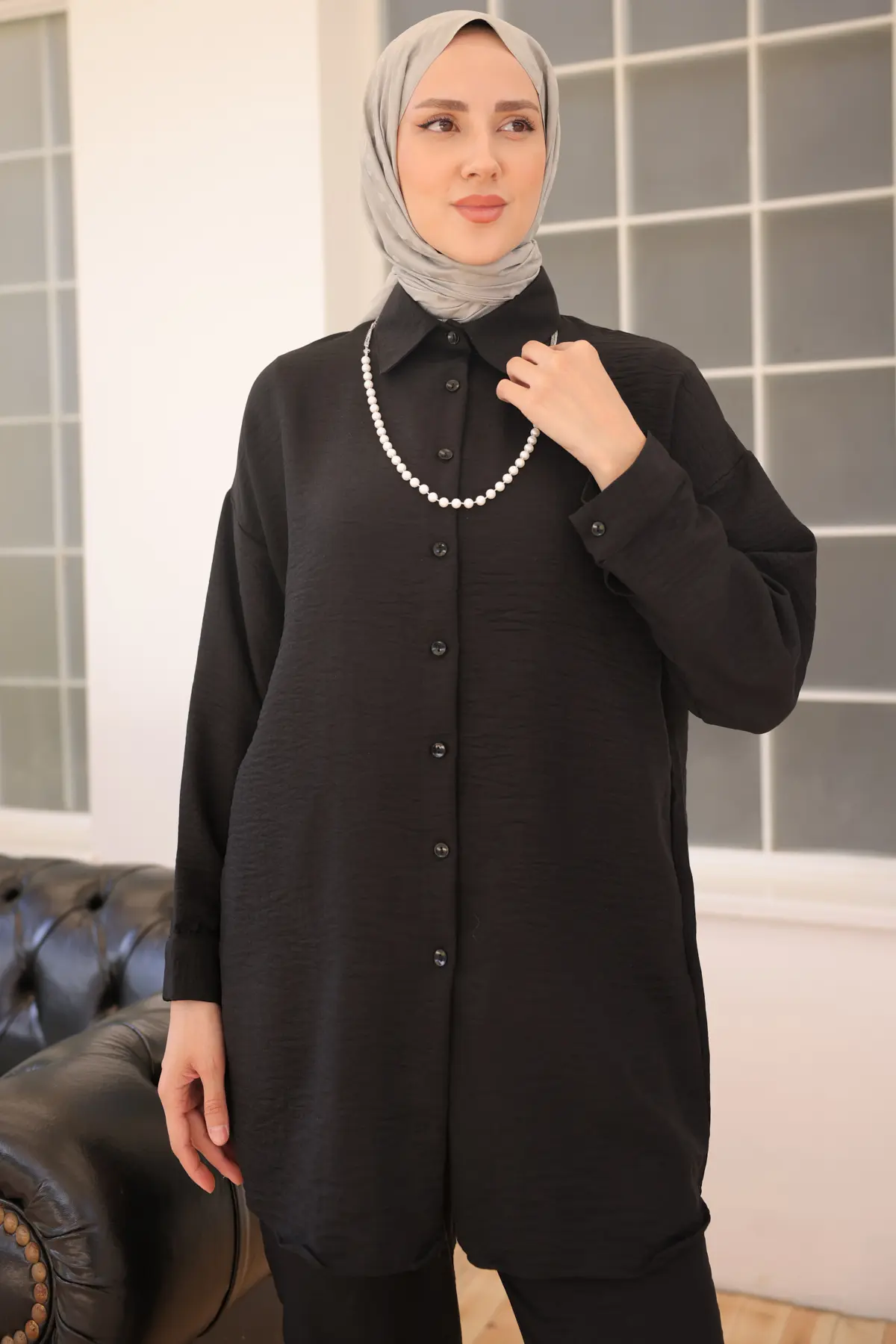 Pearl Necklace Double Suıt-detail