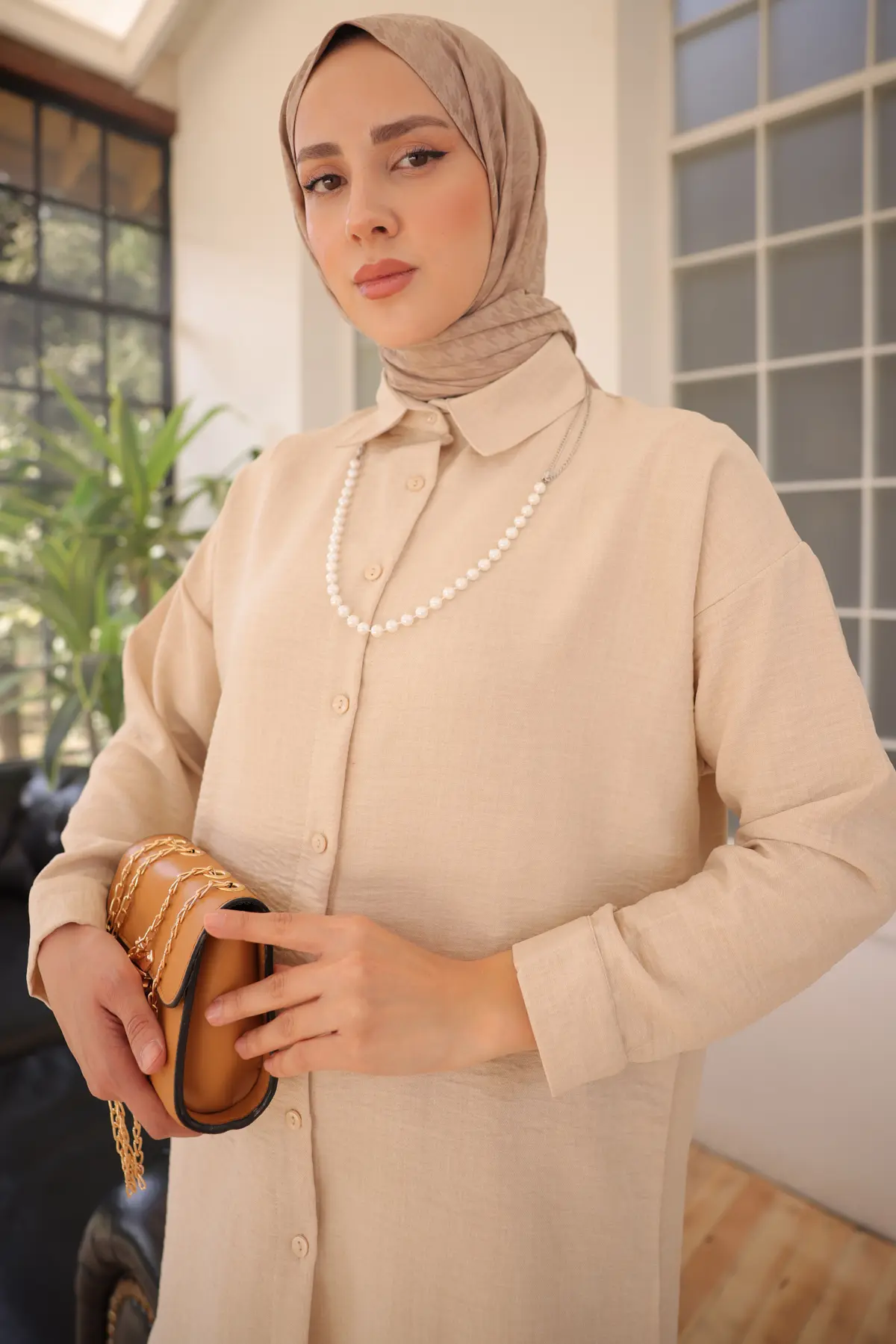 Pearl Necklace Double Suıt-detail