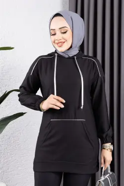 Pile Hooded Sports Suit