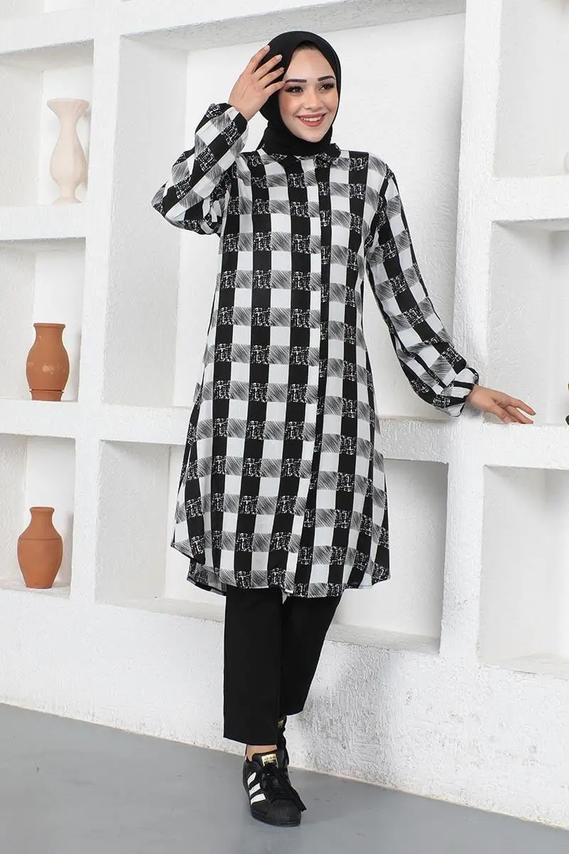 Plaid Viscose Shirt-detail