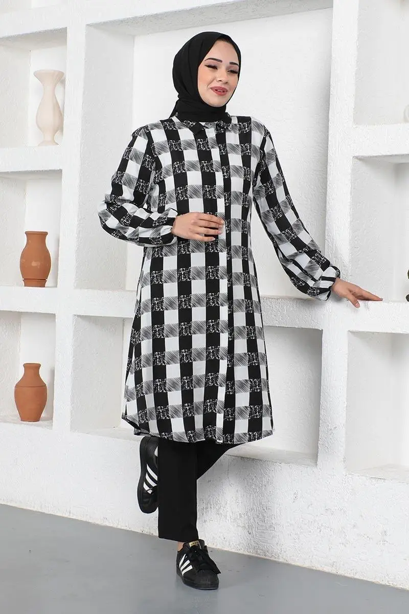 Plaid Viscose Shirt-detail