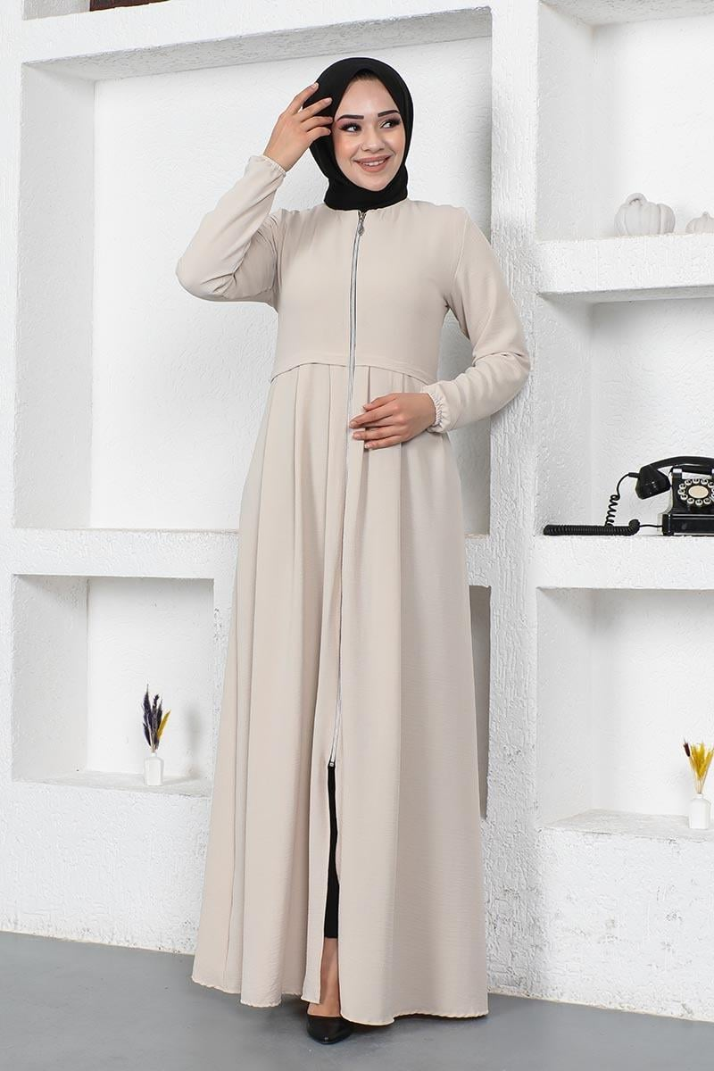 Pleated Aerobin Abaya