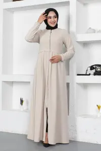 Pleated Aerobin Abaya