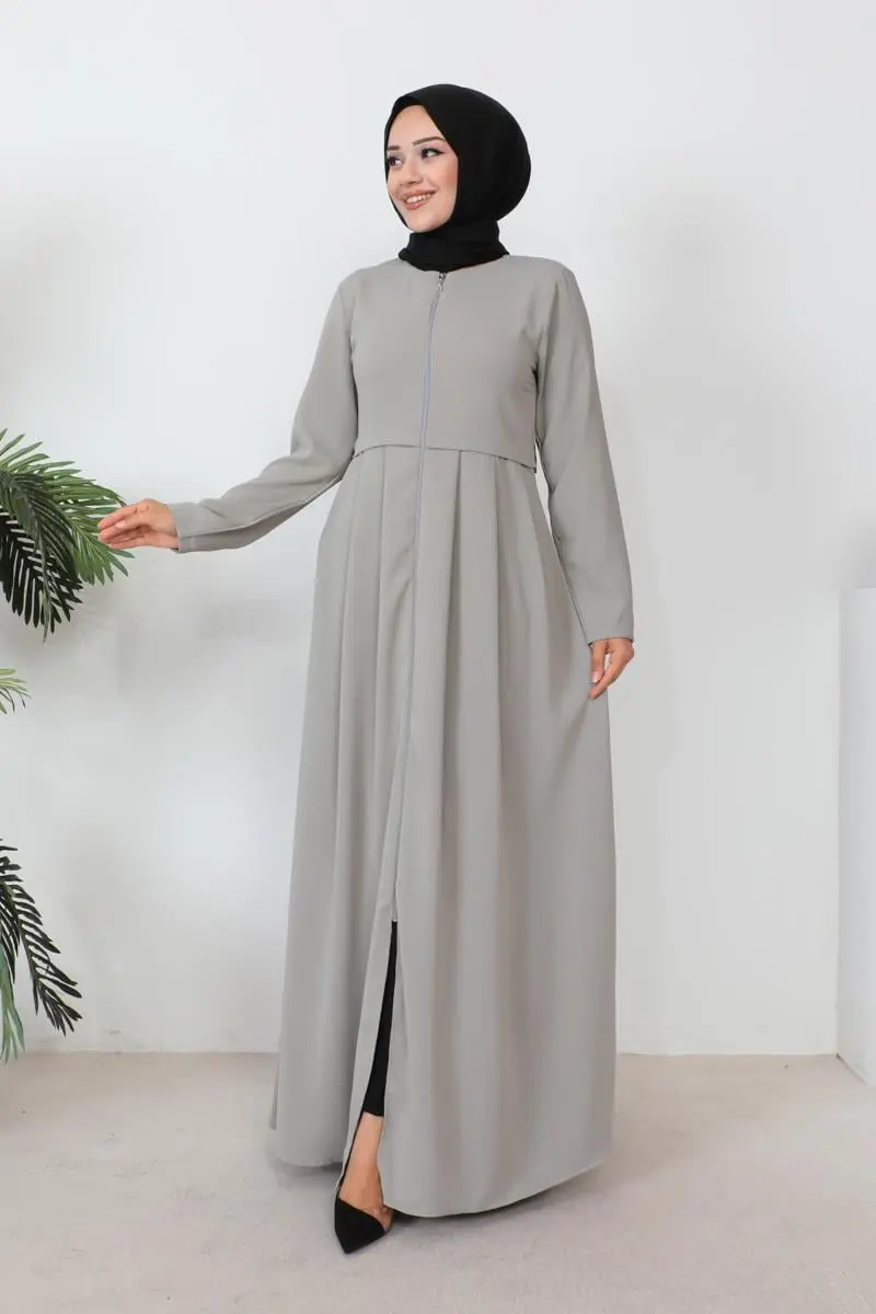 Pleated Aerobin Abaya-detail