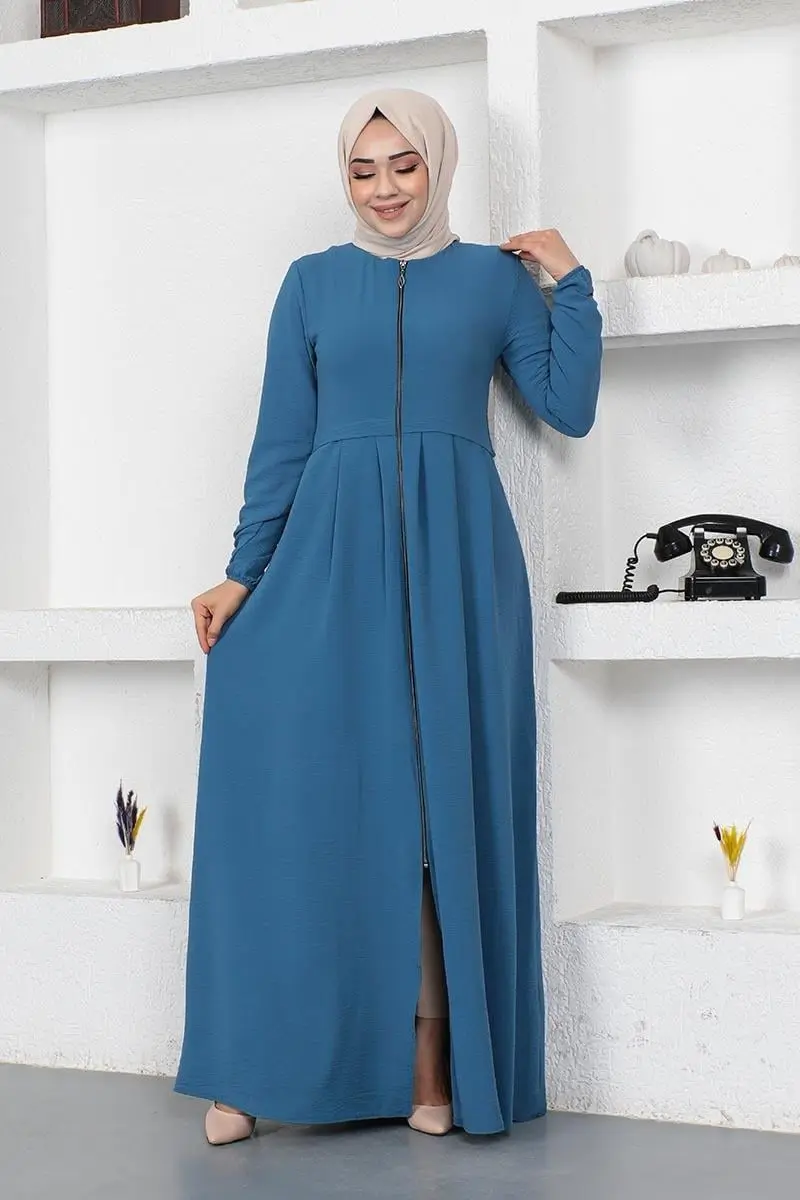 Pleated Aerobin Abaya-detail