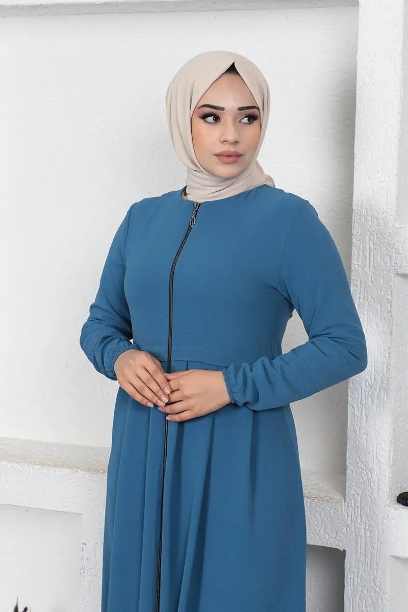 Pleated Aerobin Abaya-detail