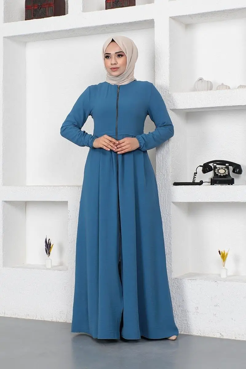 Pleated Aerobin Abaya-detail