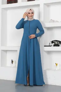 Pleated Aerobin Abaya