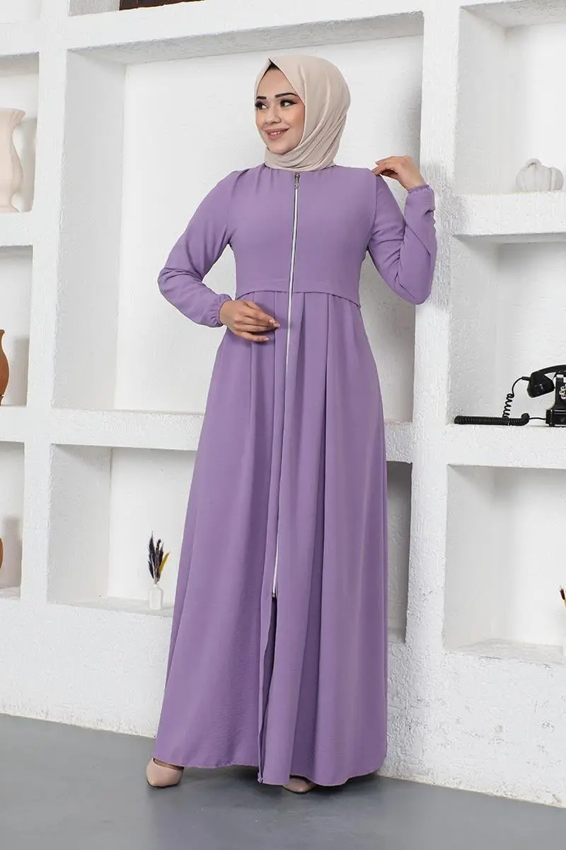 Pleated Aerobin Abaya-detail