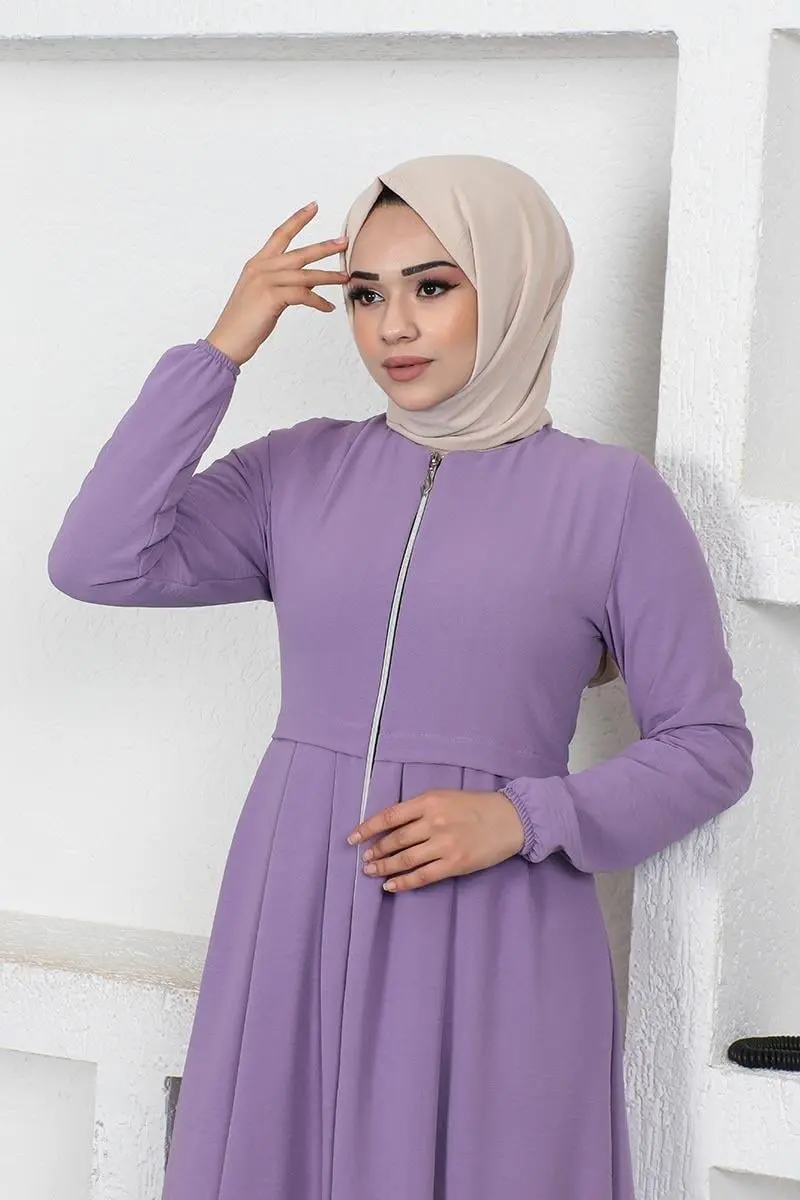 Pleated Aerobin Abaya-detail