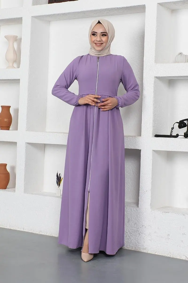 Pleated Aerobin Abaya-detail