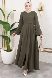 Pleated Aerobin Abaya