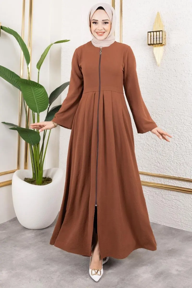 Pleated Aerobin Abaya-detail