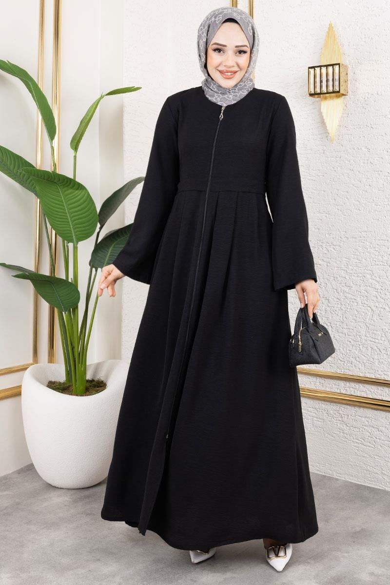 Pleated Aerobin Abaya