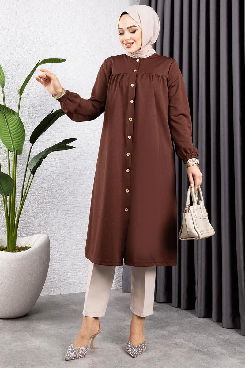 Pleated Hijab Tunic