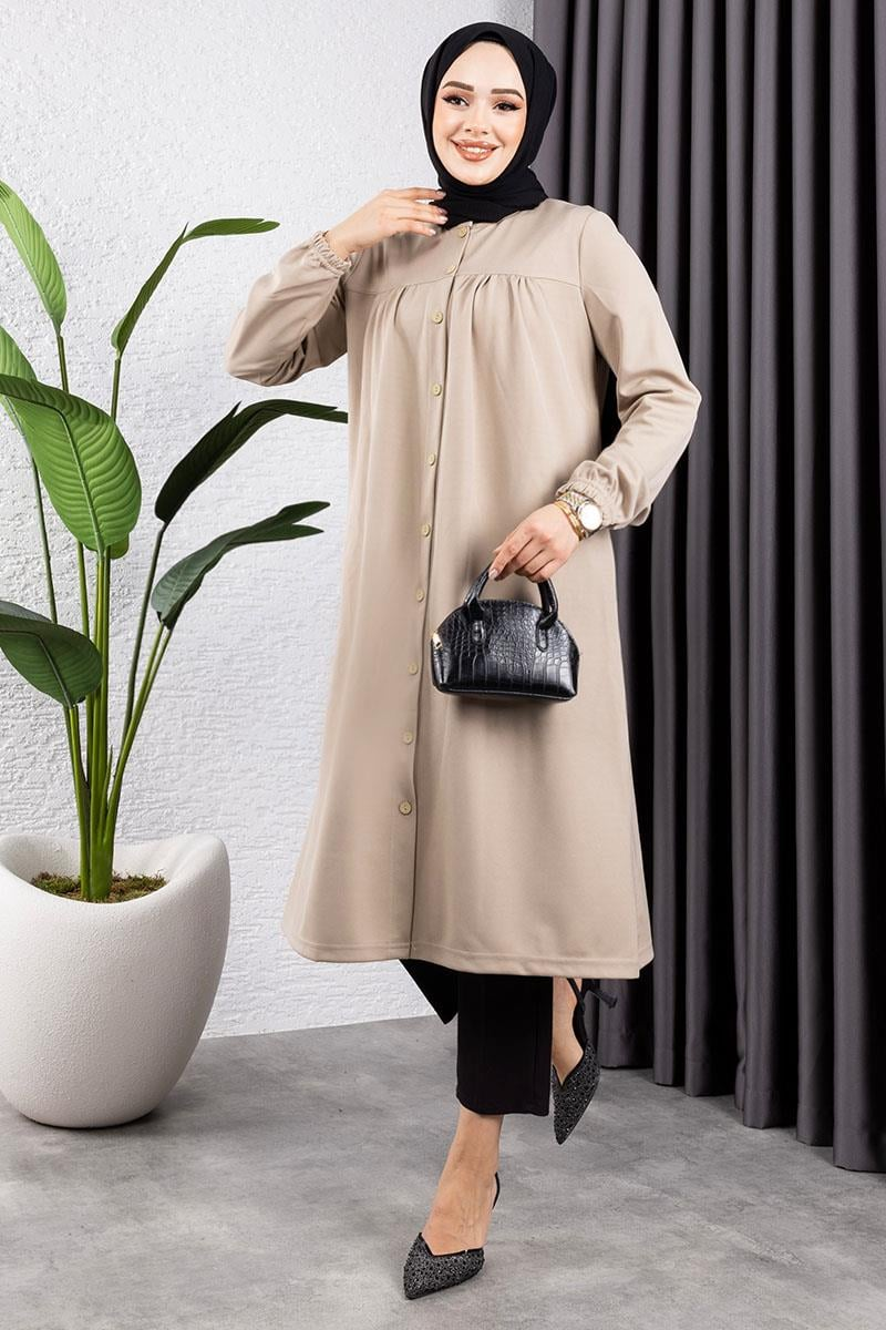 Pleated Hijab Tunic