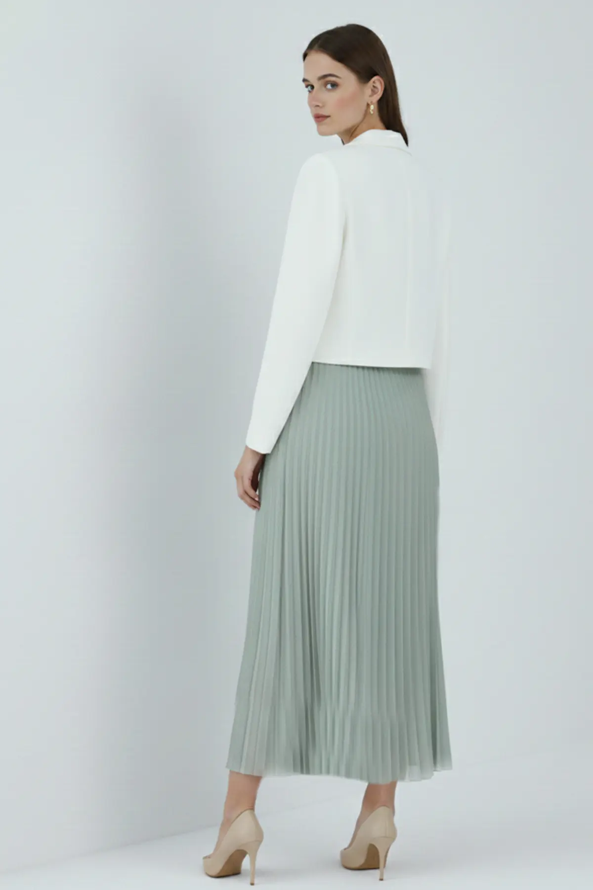 Pleated Skirt-detail