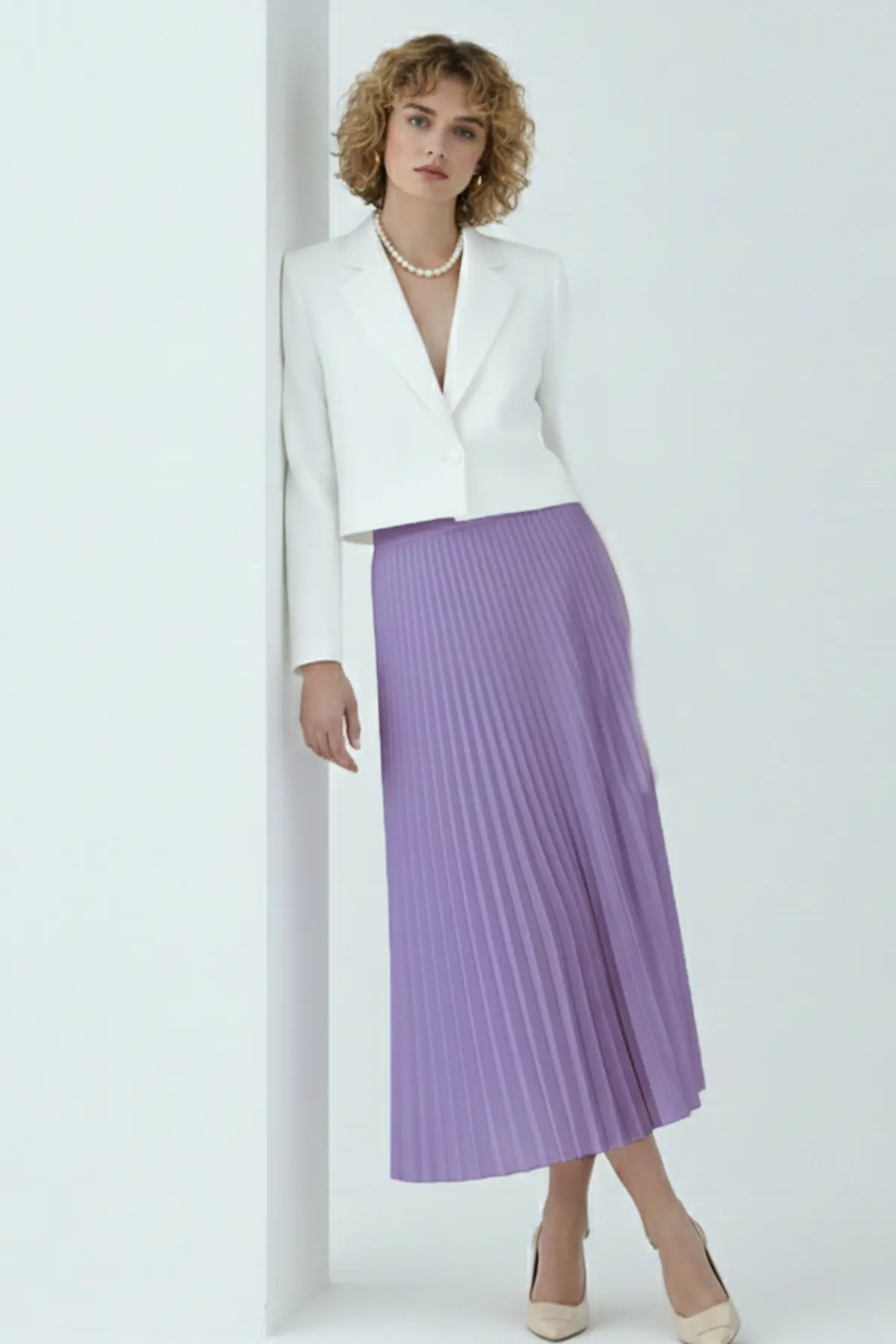 Pleated Skirt-detail