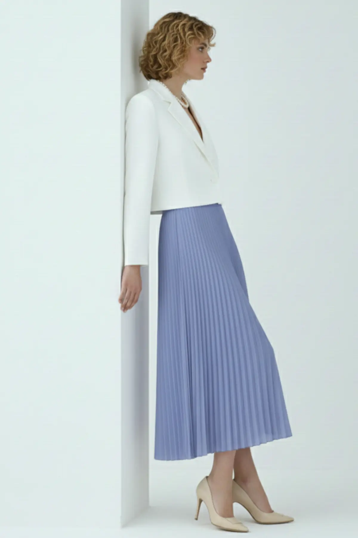 Pleated Skirt-detail