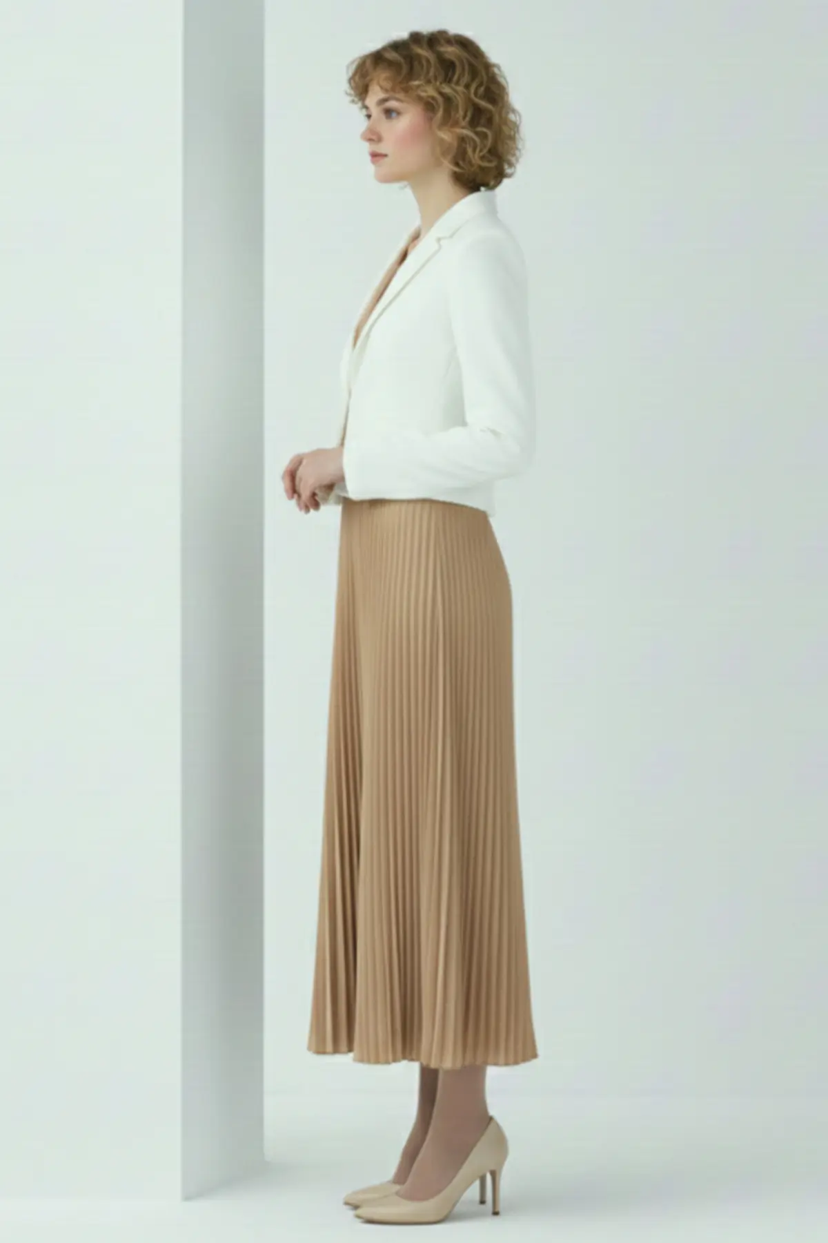 Pleated Skirt-detail