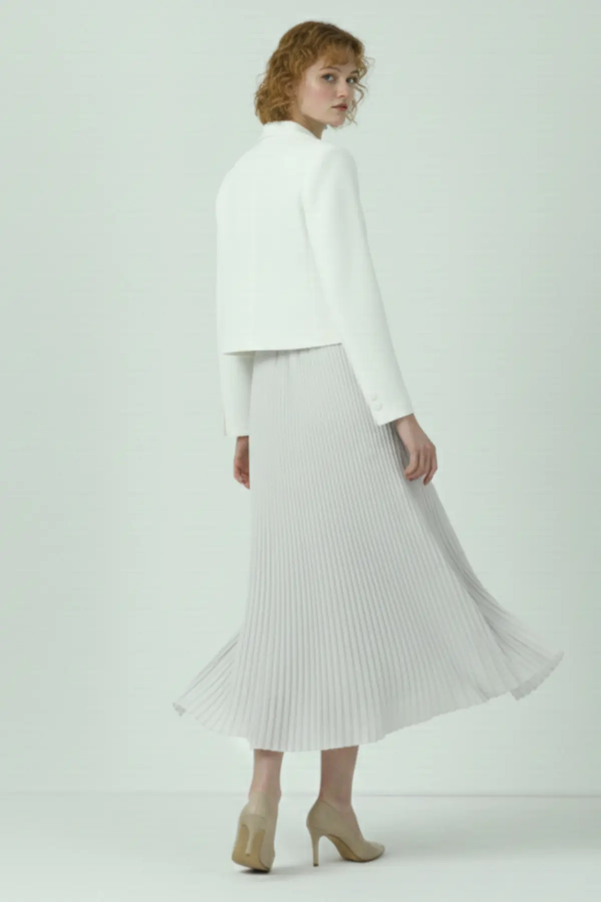 Pleated Skirt-detail