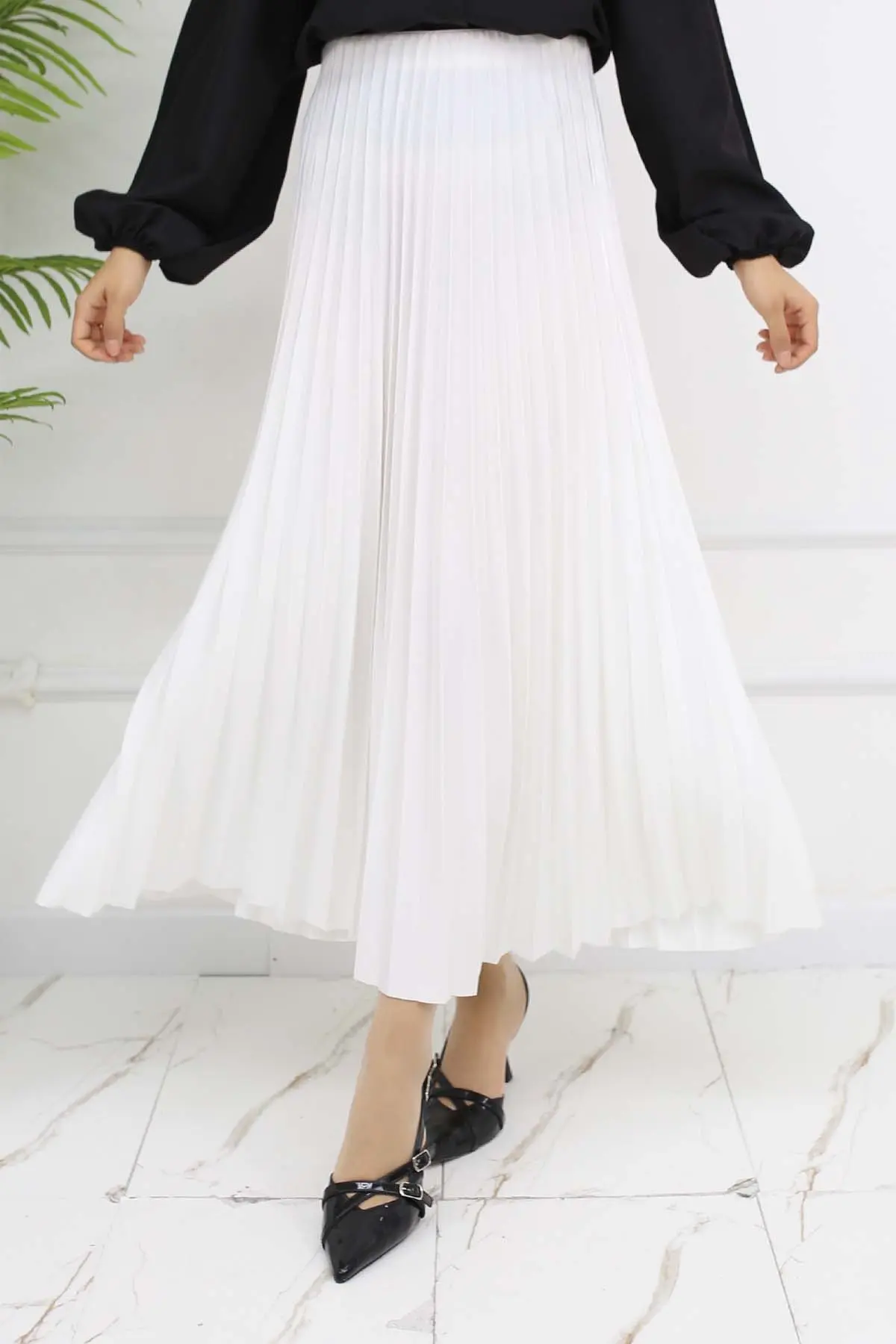 Pleated Skirt-detail