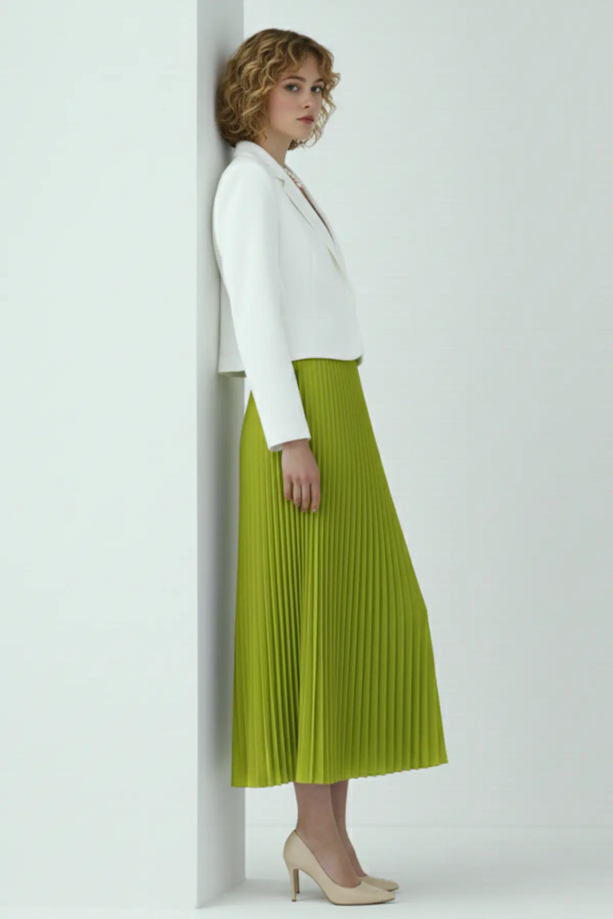 Pleated Skirt-detail