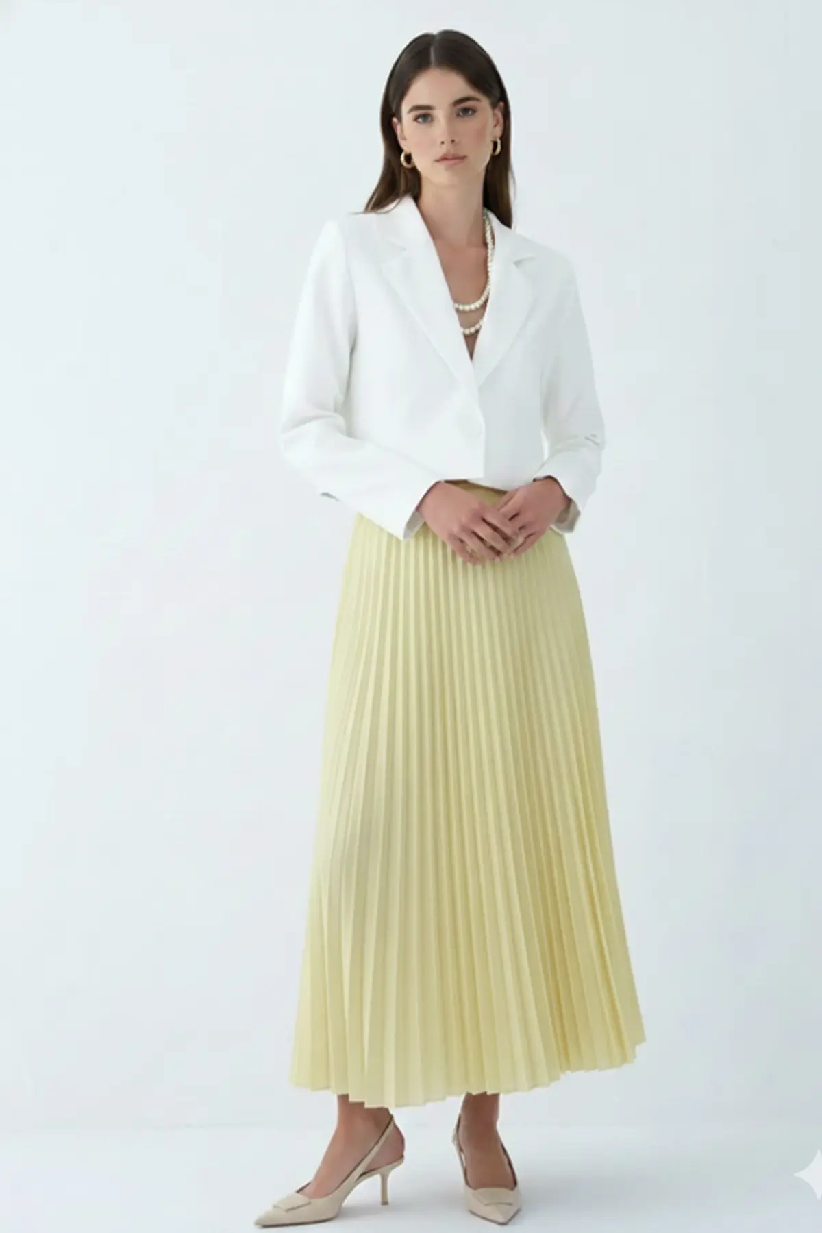 Pleated Skirt-detail