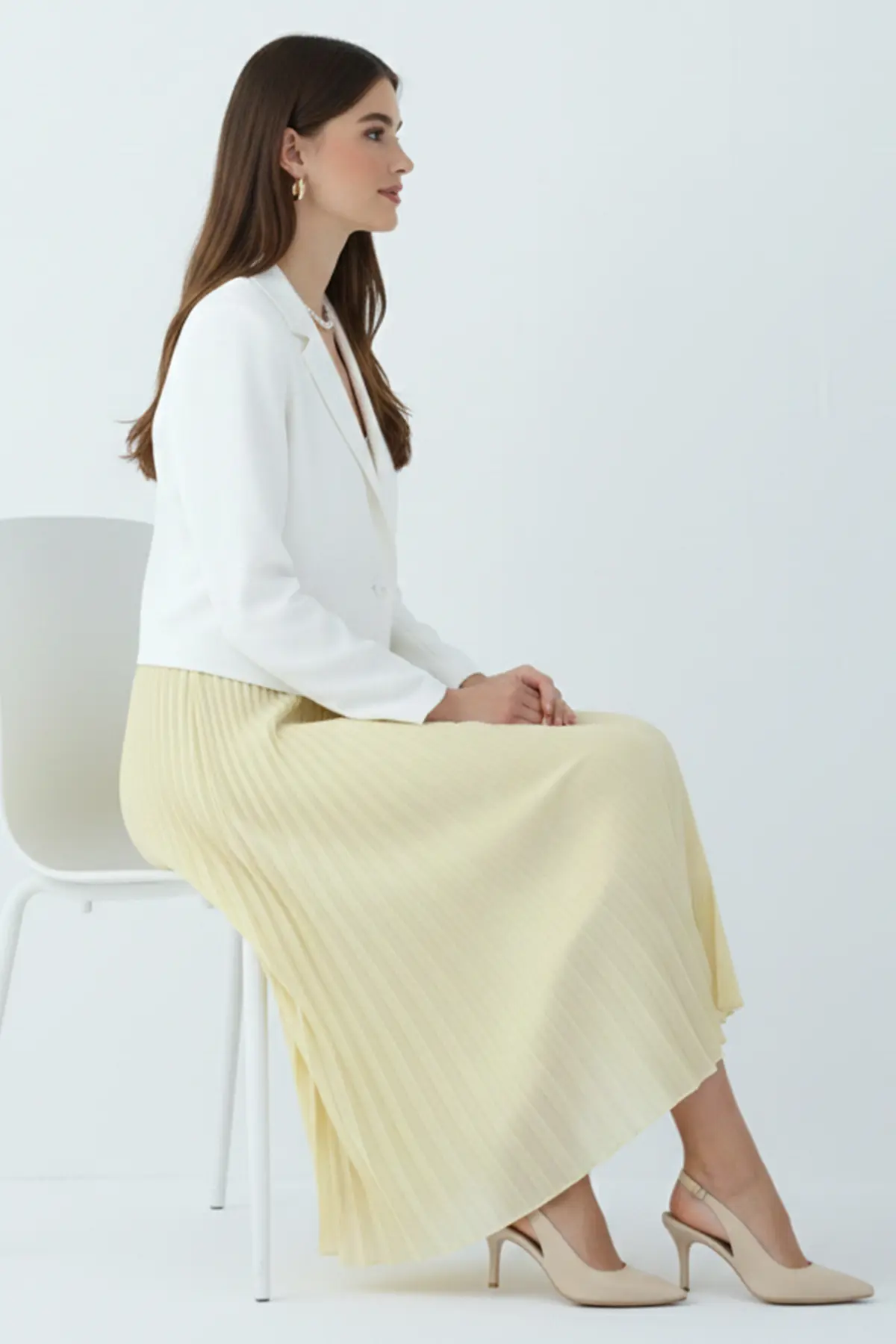 Pleated Skirt-detail