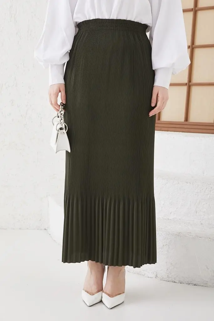 Pleated Skirt-detail