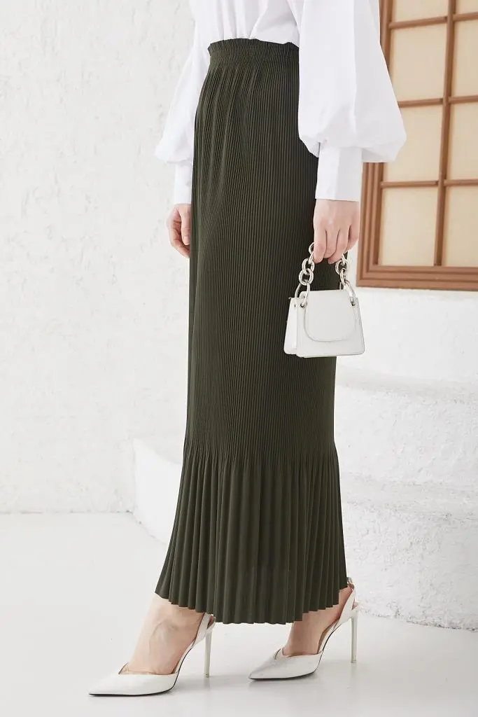 Pleated Skirt-detail