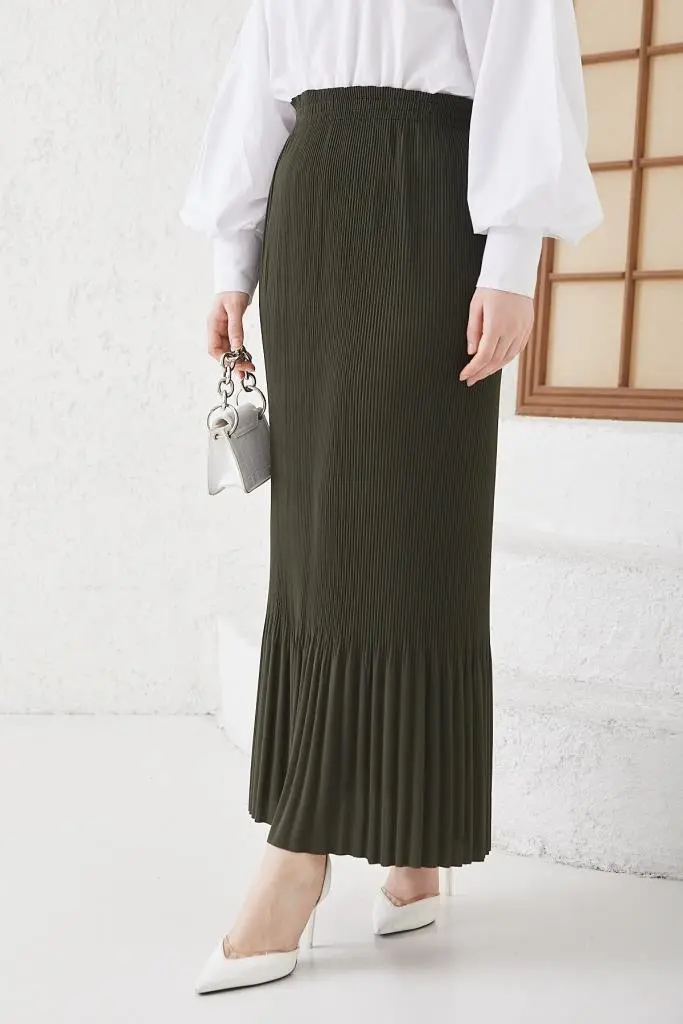 Pleated Skirt-detail