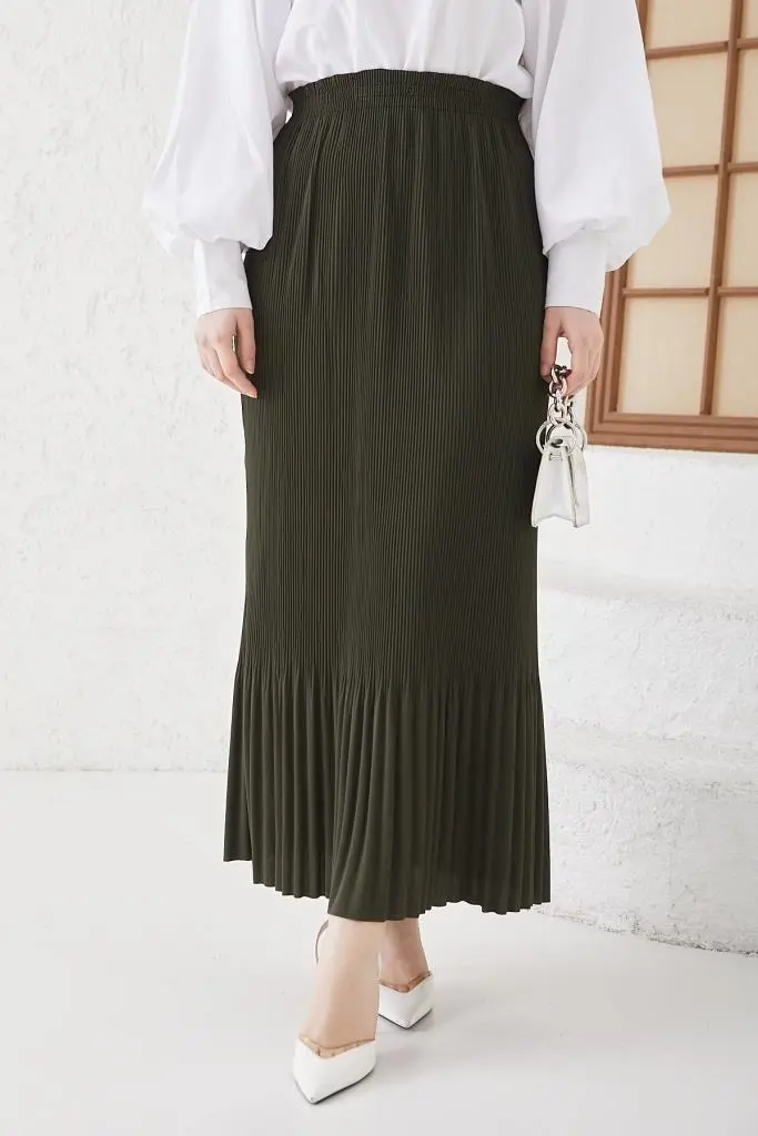Pleated Skirt-detail