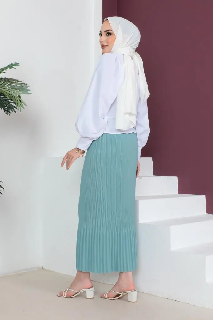 Pleated Skirt-detail