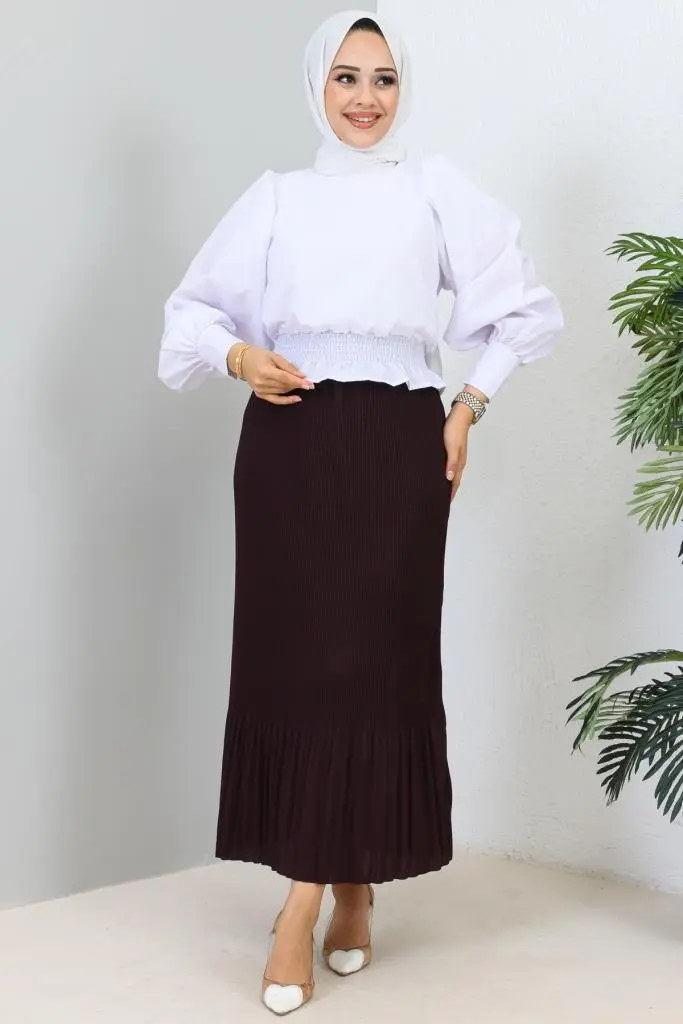 Pleated Skirt-detail