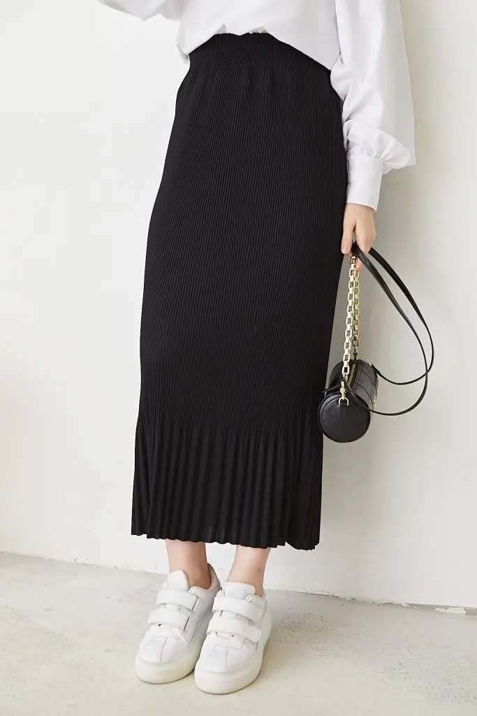 Pleated Skirt-detail