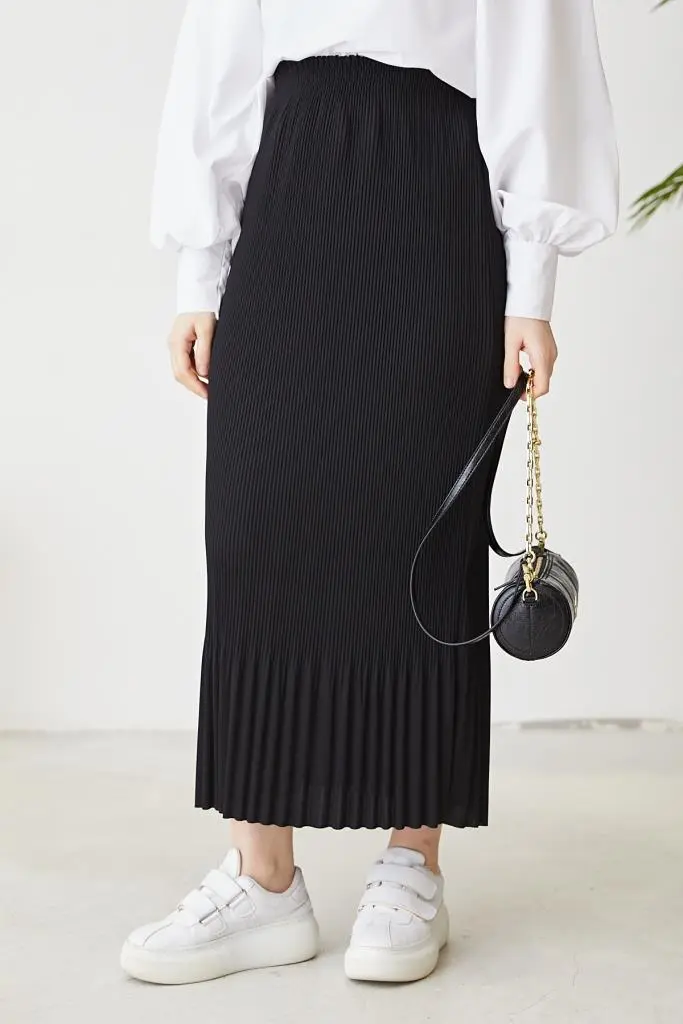 Pleated Skirt-detail