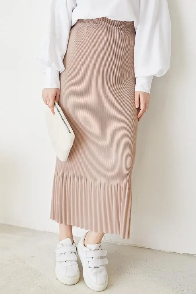 Pleated Skirt-detail