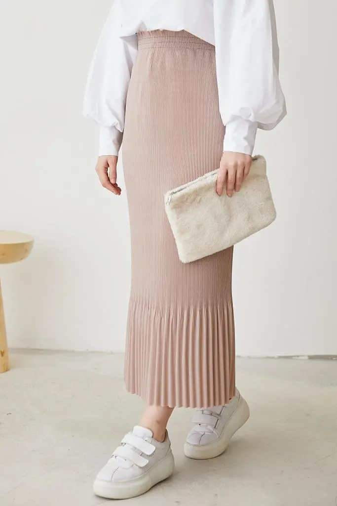 Pleated Skirt-detail