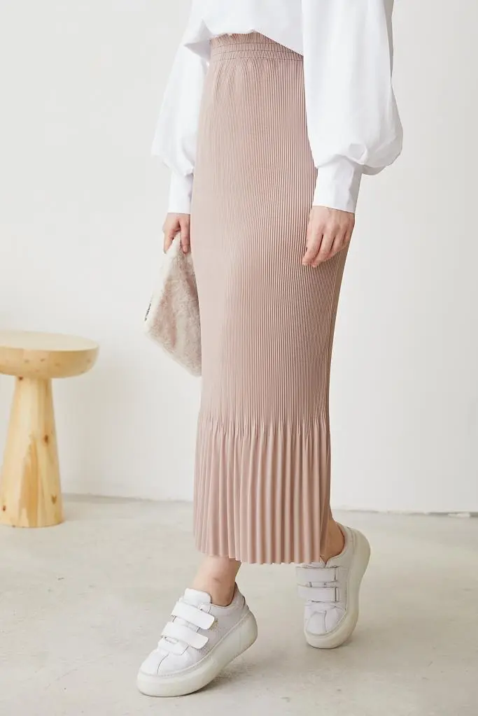Pleated Skirt-detail