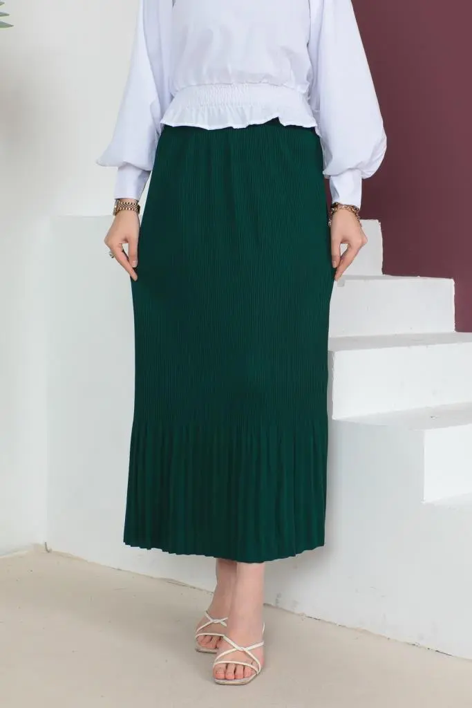 Pleated Skirt-detail