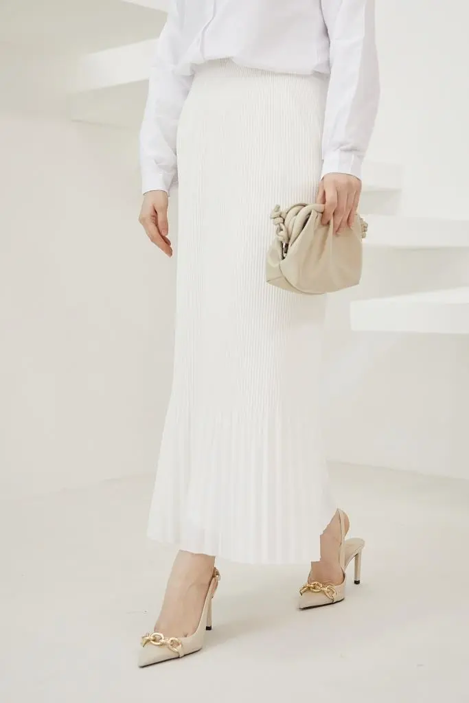 Pleated Skirt-detail