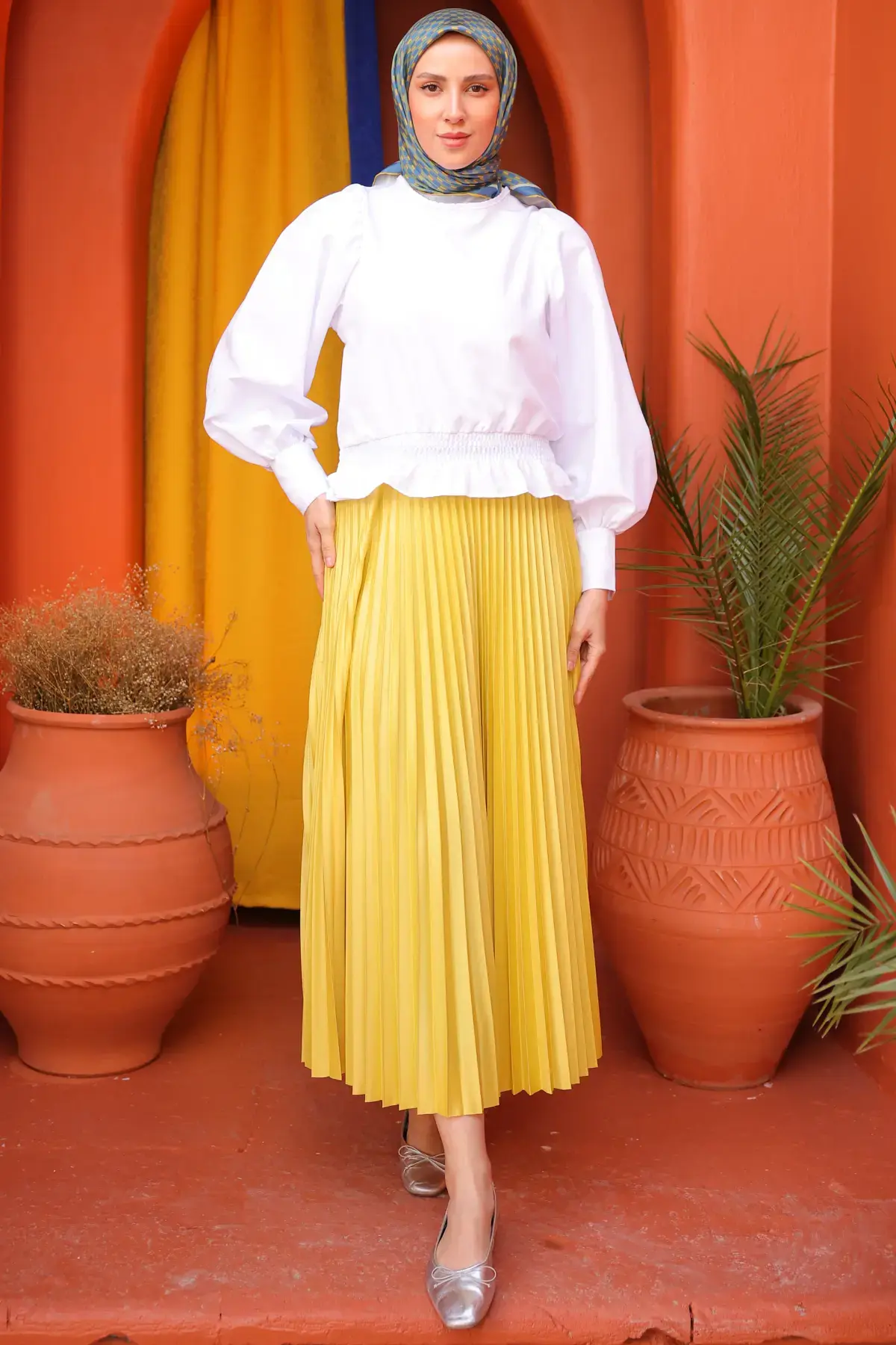 Pleated Skirt